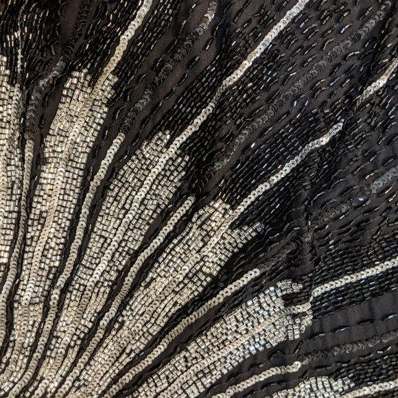 *AS IS* Parker 100% Silk Mini Dress 1920s style *Please read full description!* - Picture 7 of 9